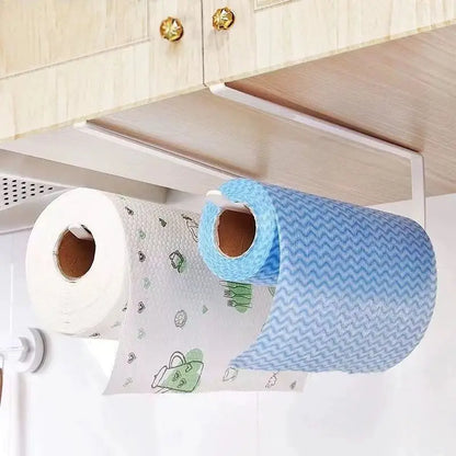 Paper Roll Holder Towel Rack Hanging Shelf Bathroom Storage Toilet Rack Home Kitchen Tissue Accessoriy Wall Stand Hanger