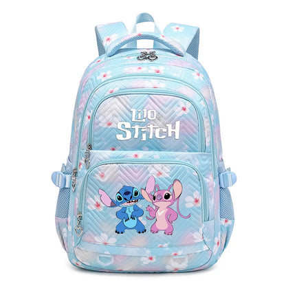 Disney Lilo Stitch Waterproof Women Backpack Female Travel Bag Backpacks Schoolbag for Teenage Girls Bookbag Mochila