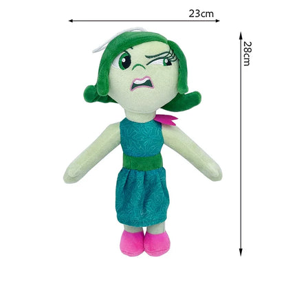 20-30cm Inside Out 2 Disney Pixar Plush Toys Doll  ANXIETY Ennui Envy Embarrassment Joy Plushie Stuffed Gift for Kids Christmas