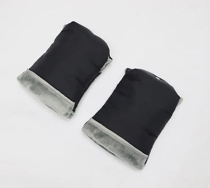 2pcs Winter Warm Stroller Gloves Waterproof Gloves Pram Accessory Stroller Mitten Winter Warm Gloves pram hand muff Mitten baby