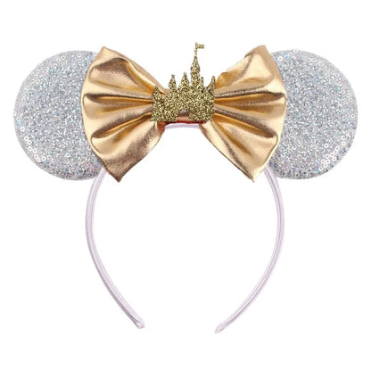 Christmas Mickey Mouse Ears Headbands Festival Carnival Party Hair Headwear For Baby Girls Women Headband Kids Accessories