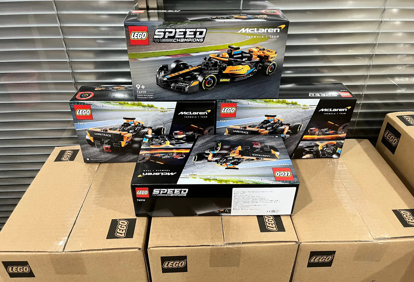 LEGO 76919 Speed Champions 2023 McLaren Formula 1 Race Car Toy for Play and Display, Buildable McLaren Toy Set for Kids