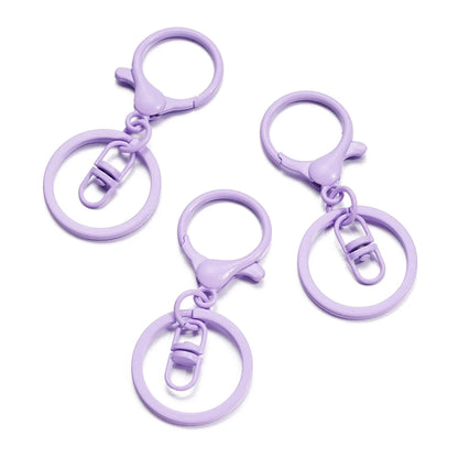 5pcs/lot Key Ring 30mm Keychain Long 70mm Lobster Clasp Key Hook Keyrings For Jewelry Making Finding DIY Key Chains Accessories