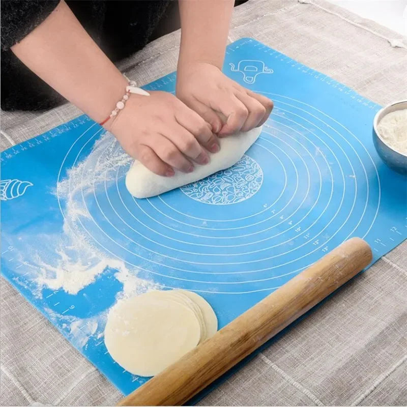 Silicone Baking Mats Sheet Pizza Dough Non-Stick Maker Holder Pastry Kitchen Accessories Cooking Tools Utensils Bakeware