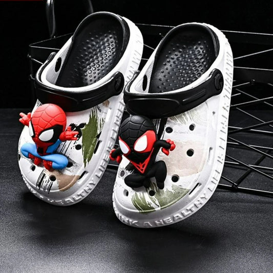 Children's Casual Shoes EVA Sandals Boys Girls' Cartoon Anti Slip Soft Sole Children's Beach White Black Shoes Size 24-44