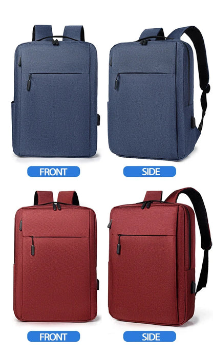 Business Backpack for Men Women Multifunctional Waterproof Laptop Bags with USB Charging Nylon Casual Rucksack School Bag