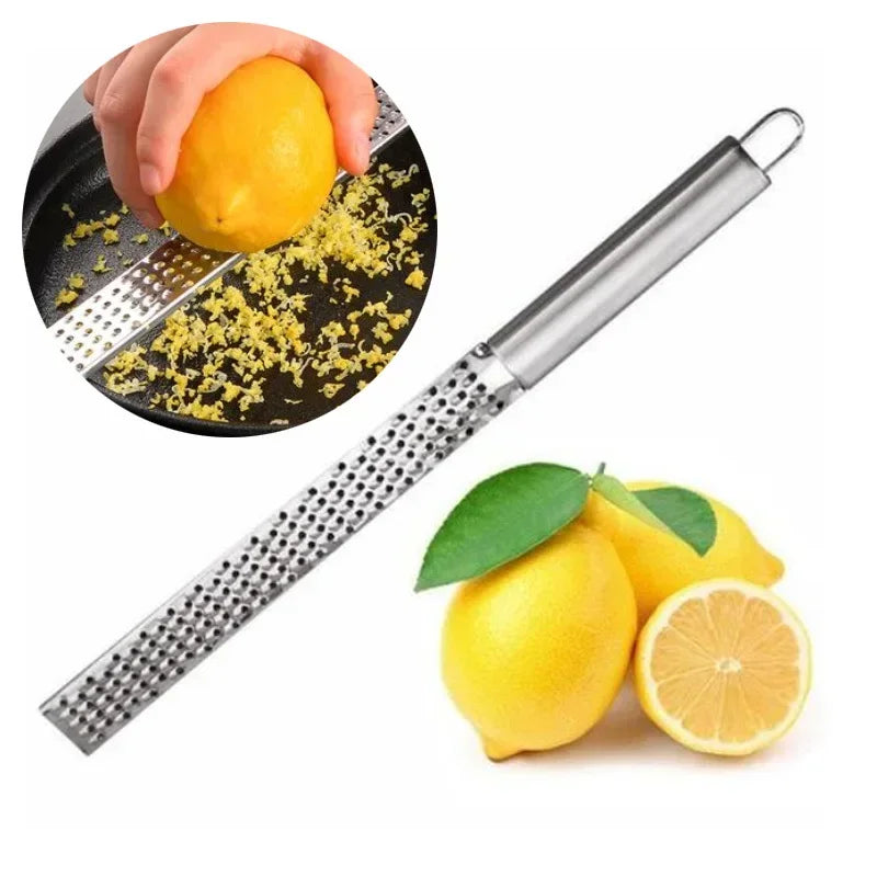 Stainless Steel 12 Inch Lemon Zester Grater Multifunctional Cheese Grater Chocolate Grinder Fruit Garlic Tool Kitchen Gadgets