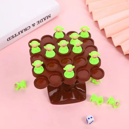 Mini Monkey Balance Tree Family Games Desktop Toys for Kids Birthday Party Favors Baby Shower Gifts Pinata Fillers