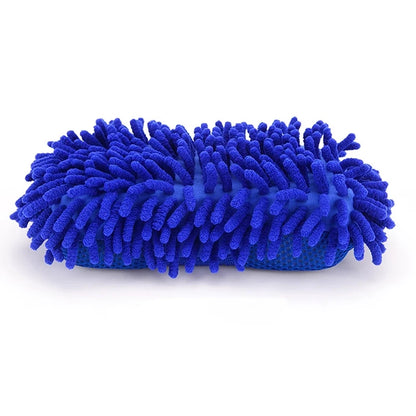 Car Wash Microfiber Chenille Car Wash Sponge Care Washing Brush Pad Washing Towel Auto Gloves Styling Accessories Gadget