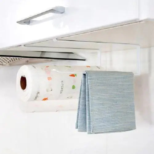 Paper Roll Holder Towel Rack Hanging Shelf Bathroom Storage Toilet Rack Home Kitchen Tissue Accessoriy Wall Stand Hanger