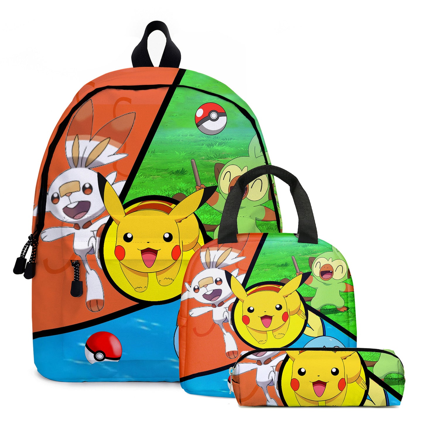 pokemon, pikachu, cartoon, elementary and middle school students' schoolbags, children's backpacks  anime  anime figure