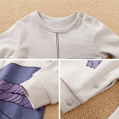 Newborns Baby Clothes Long-Sleeved Trousers Banquet COTTON Cartoon Anime 0-24 months Spring and autumn Fashion neonatal romper