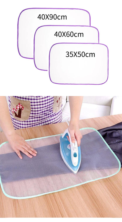 Cloth Protective Press Mesh Insulation Ironing Board Mat Cover Against Pressing Pad Mini Iron Random Colors