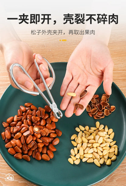 Pine Nut Shell Opener Melon Seed Sheller Household Nut Clip Hazelnut Melon Seed Pliers Kitchen Gadgets and Accessories