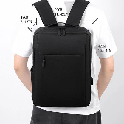 Business Backpack for Men Women Multifunctional Waterproof Laptop Bags with USB Charging Nylon Casual Rucksack School Bag