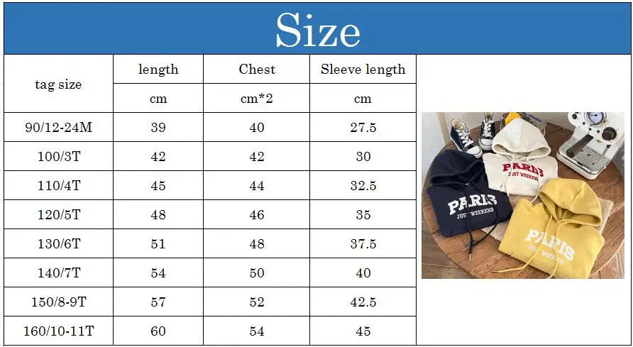 Korean Style Loose Letter Print Hooded Newborn Baby Hoodies Long Sleeve Autumn Winter Infant Sweatshirt for Boys Girls