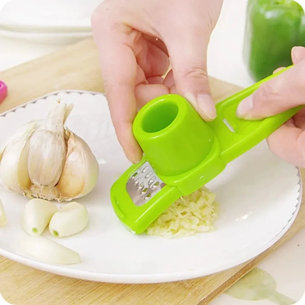 Ginger Garlic Crusher Press Garlic Grinding Grater Cutter Peeler Manual Garlic Mincer Chopping Garlics Tool Kitchen Accessories