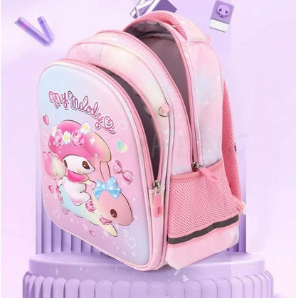 Lovely Kuromi Melody New Backpack For Girls Hello Kitty Princess School Bags Kids Satchels Kindergarten Bookbag Mochila Infantil