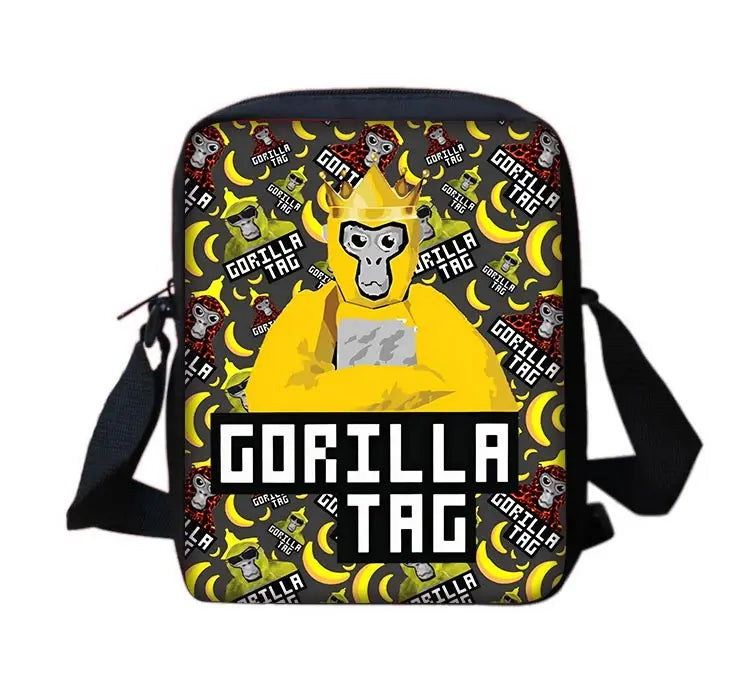 Novelty Cool Gorilla tag Child School Backpack With Shoulder Bag Pencil Bags School Bags for Boys Girls Best Gift