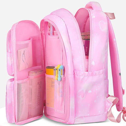 Cute Backpack for Primary School Student Stylish Portable Versatile Bookbag Breathable Preschool Books Bag