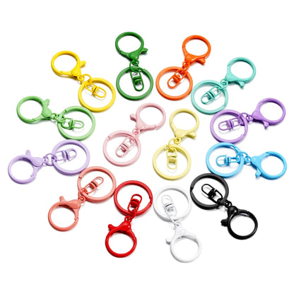 5pcs/lot Key Ring 30mm Keychain Long 70mm Lobster Clasp Key Hook Keyrings For Jewelry Making Finding DIY Key Chains Accessories