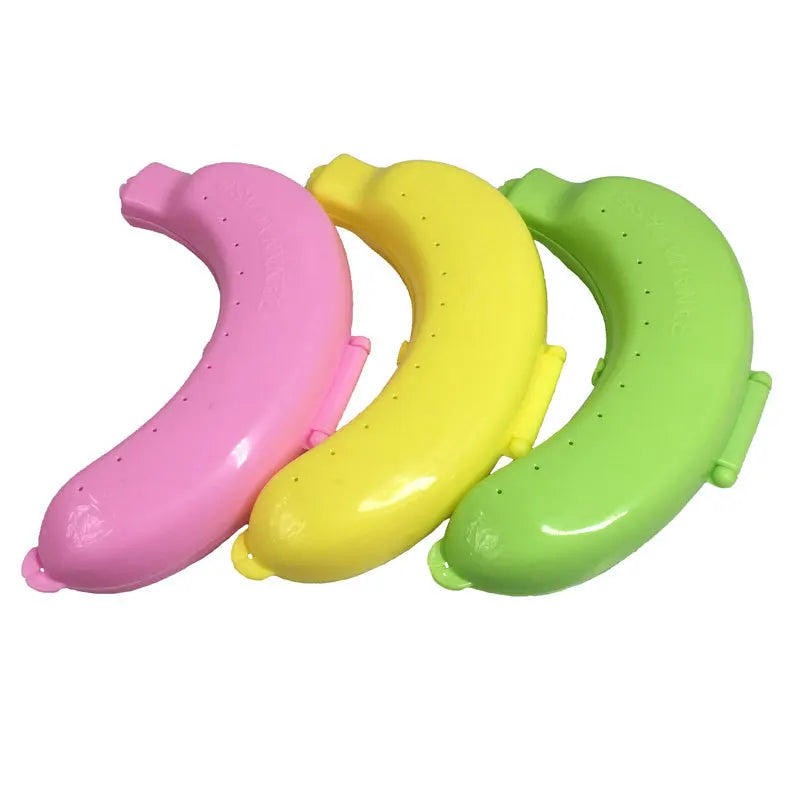 Banana Storage Box for Outdoor Travel Cute Banana Case Protector Box Container Trip Outdoor Lunch Fruit Storage Box Holder