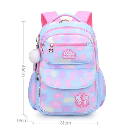 Girl Children Backpack School Bag Back Pack Pink For Kid Child Teenage Schoolbag Primary Kawaii Cute Waterproof Little Class Kit