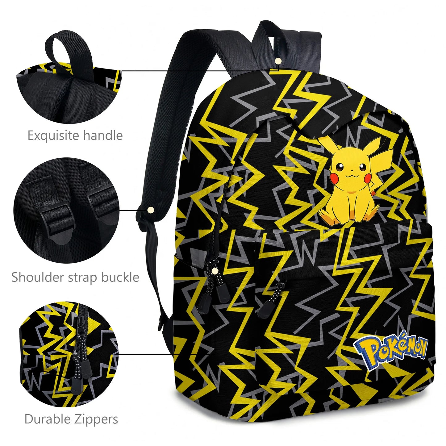 pokemon, pikachu, cartoon, elementary and middle school students' schoolbags, children's backpacks  anime  anime figure