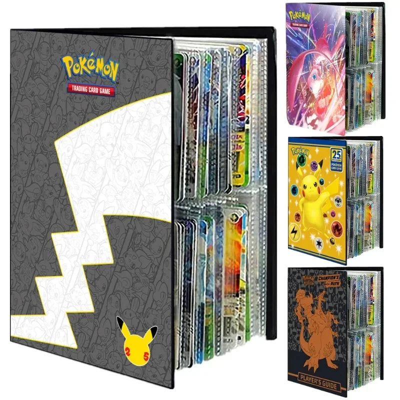 Pokemon 25Th Anniversary Celebration 240 Card Album Game Card Holder Binder High DefinitionGame Card Collection Kids Toys Gift