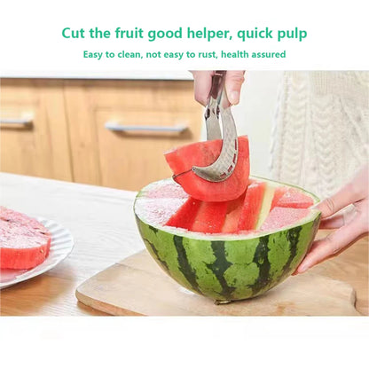 Stainless Steel Windmill Watermelon Cutter Artifact Salad Fruit Slicer Cutter Tool Watermelon Digger Kitchen Accessories Gadgets