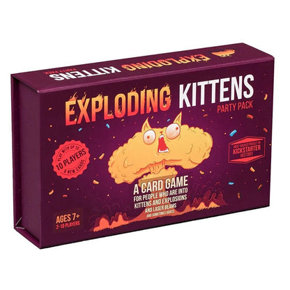 Exploding Kittens Cat Party Set Card Game - Simple Family Friendly Party Game Music Cat Card Game