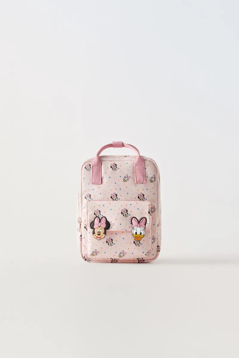 Disney Minnie Mouse Donald Duck Cartoon Printed Multifunctional Children's School Bag Fashion Student Backpack Kindergarten Bags