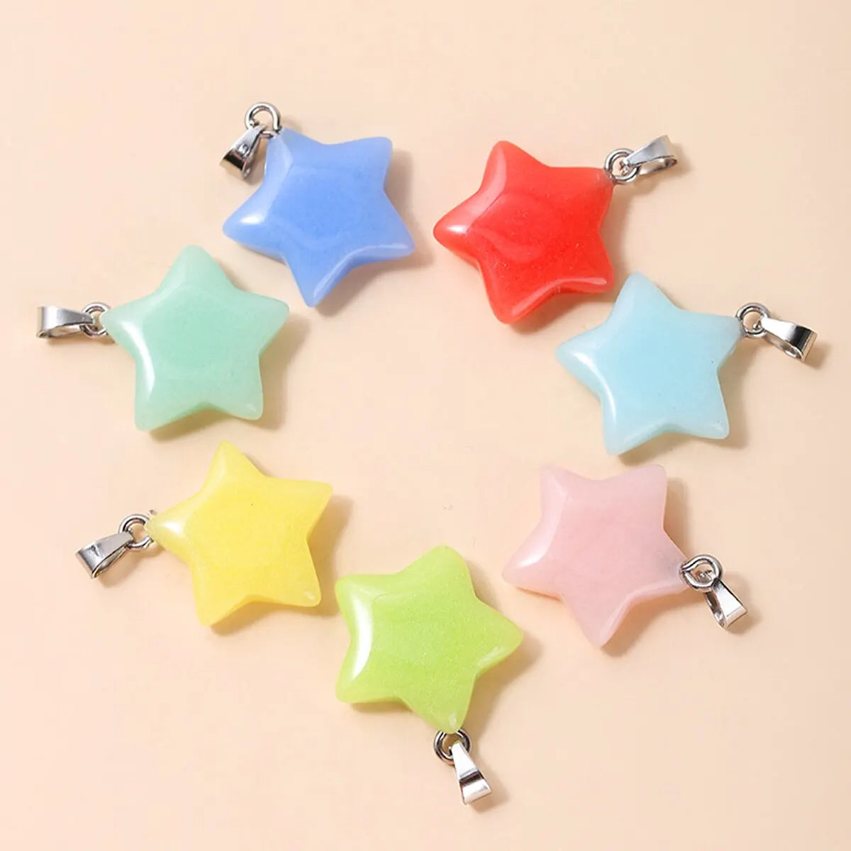 7PCS's Multi -Style Luminous Pendant Necklace, Suitable for Women, Men's Daily Wear, Will Emit Bright Pendant Necklaces