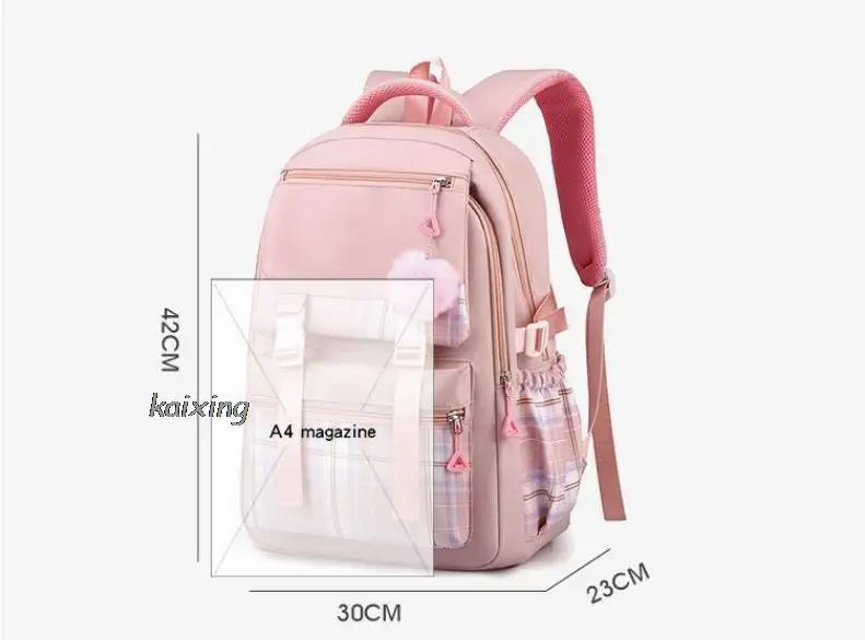 Hot Cute Cat Academy Style School Backpack Children School Bag Girls Daypack Kids Bags Kawaii Waterproof Large Capacity Backpack