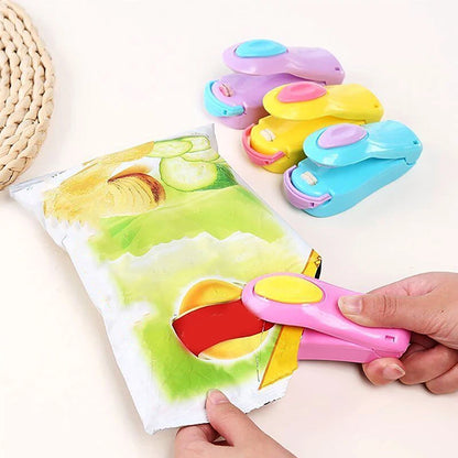 Mini Portable Food Clip Heat Sealing Machine Sealer Home Snack Bag Sealer Kitchen Utensils Gadget Accessories