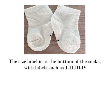 5pairs/set Baby Cartoon Pattern & Solid Color Socks