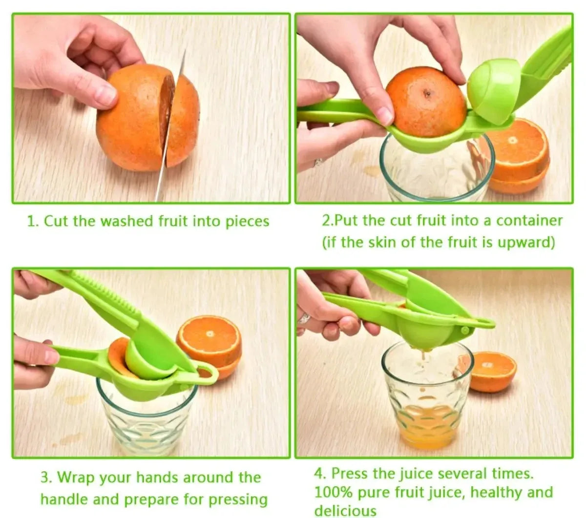 Home Manual Lemon Squeezer Aluminum Alloy Hand Pressed Orange Fruit Juicer Portable Practical Kitchen Tools Mini Blender