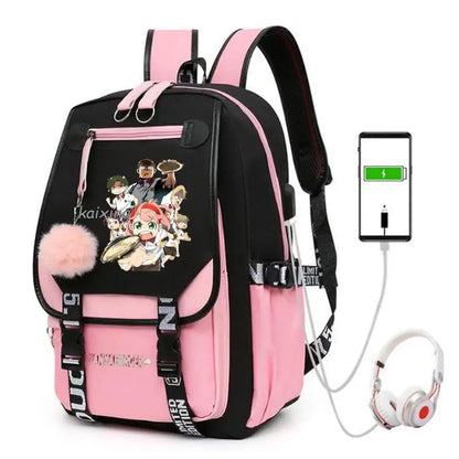 Hot Anime Spy X Family Backpack Teenage Girls Laptop Rucksack Student Shoulder School Bag Schoolbag Academy Bagpack Mochilas