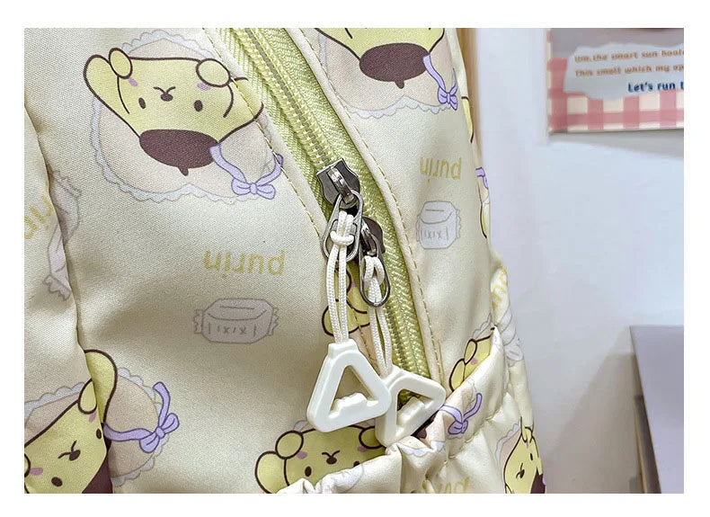 Sanrio Schoolbag Anime Kuromi Cinnamoroll My Melody Pochacco Student Backpack School Bag Large Capacity for Children Girls Boys