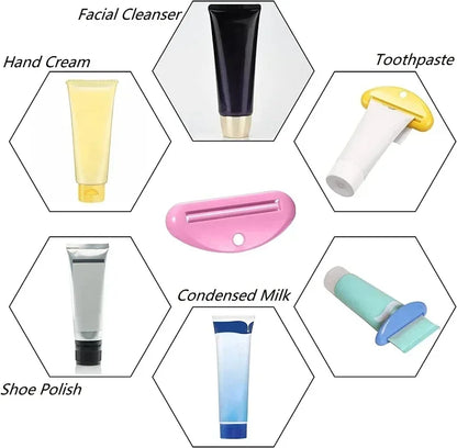 Toothpaste Squeezer Manual Squeezed Toothpaste Tube Clips Multifunction Facial Cleanser Dispenser Squeezer Bathroom Accessories