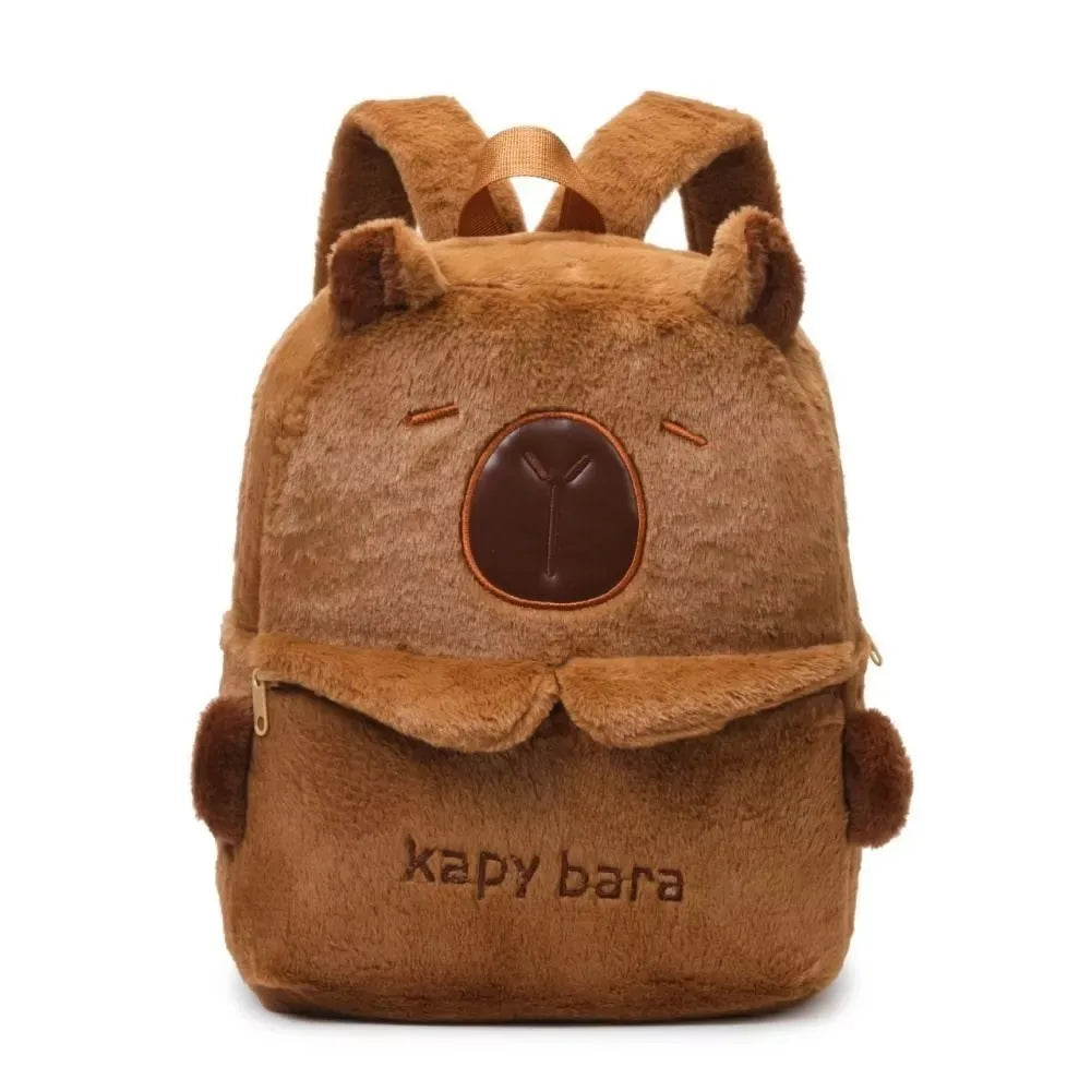 Shoulder Bag Capybara Plush Backpack Animals Students School Bag Couple