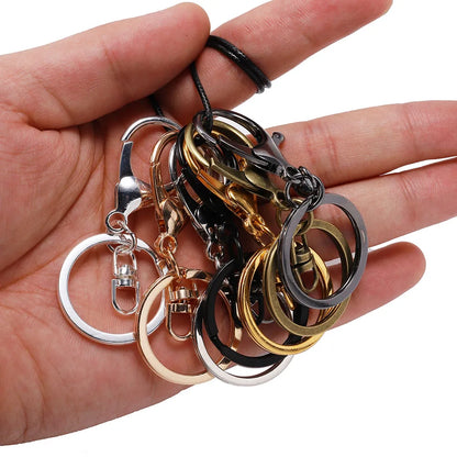 5pcs/lot Key Ring 30mm Keychain Long 70mm Lobster Clasp Key Hook Keyrings For Jewelry Making Finding DIY Key Chains Accessories