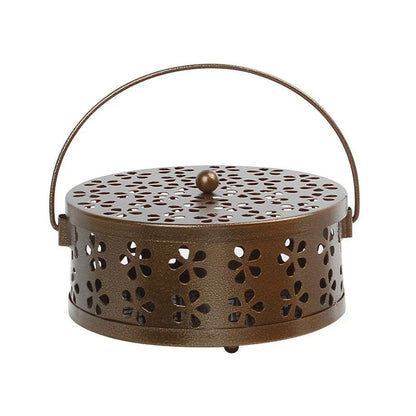 Portable Mosquito Coil Tray Holder Home Insect Repellent Anti-fire Sandalwood Incense Burner Box Anti-Mosquito Supplies