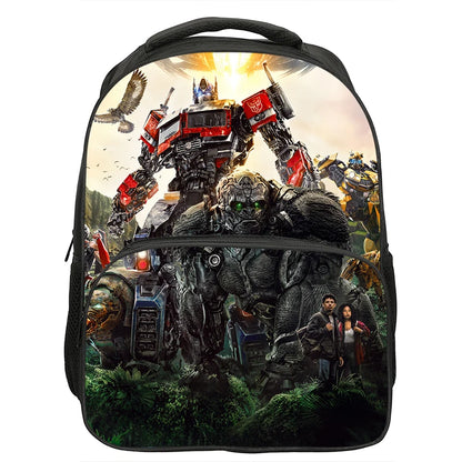 T-Transformers Popular Movies Child School Backpack 3pcs Set Shoulder Bags Pencil Case Book Bags for Boys Girls Best Gift