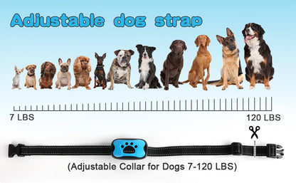 Pet Dog Anti Barking Device USB Rechargeable Dogs Training Collar Ultrasonic Stop Barking Vibration Anti Bark Collar