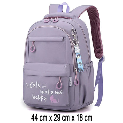 Girl Children Backpack School Bag Back Pack Pink For Kid Child Teenage Schoolbag Primary Kawaii Cute Waterproof Little Class Kit