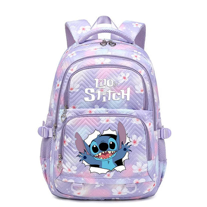 Disney Lilo Stitch Waterproof Women Backpack Female Travel Bag Backpacks Schoolbag for Teenage Girls Bookbag Mochila