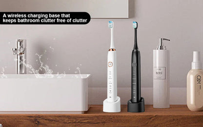 Smart Sonic Electric Toothbrush Ultrasound IPX7 Rechargeable Tooth Brush 5 Mode Smart Time Whitener Teethbrush Sarmocare S100