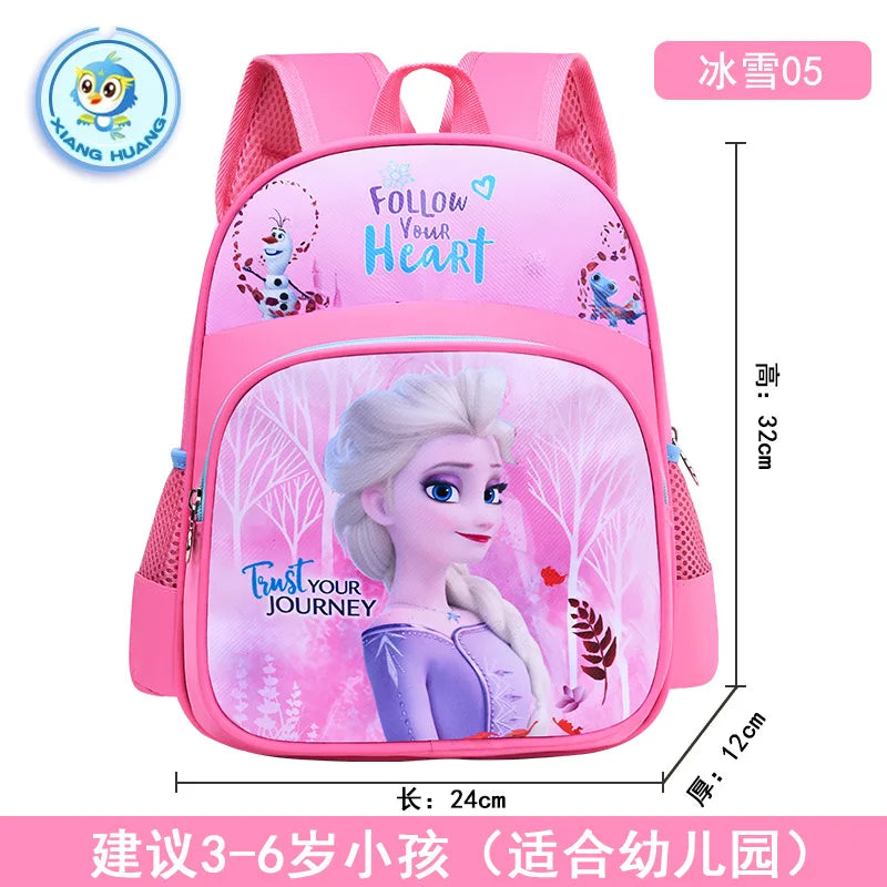 Disney New Frozen Elsa princess School Bag Girls backpack Kids christmas Gift