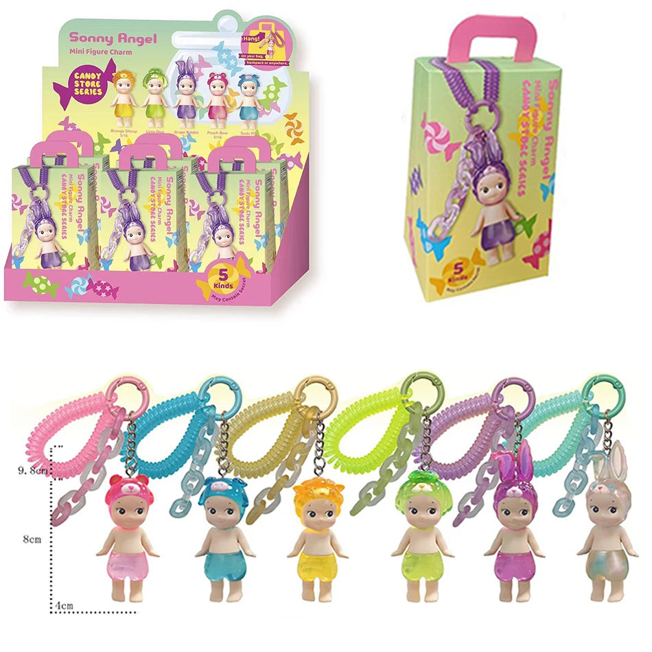 Sonny Angel Random Multiple options Cartoon Blind Box 20th Dreaming Candy House Anime Kawaii Figures Keyring Model Doll Kid Gift